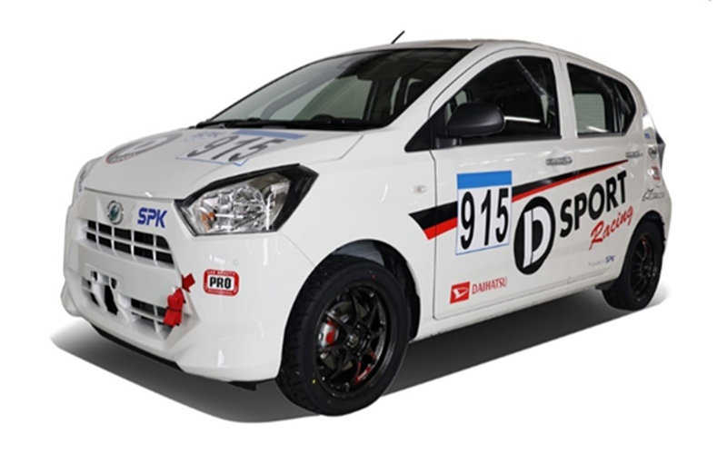 ダイハツ、5速MT×ターボのレース参戦車「ミラ イース tuned by D-SPORT