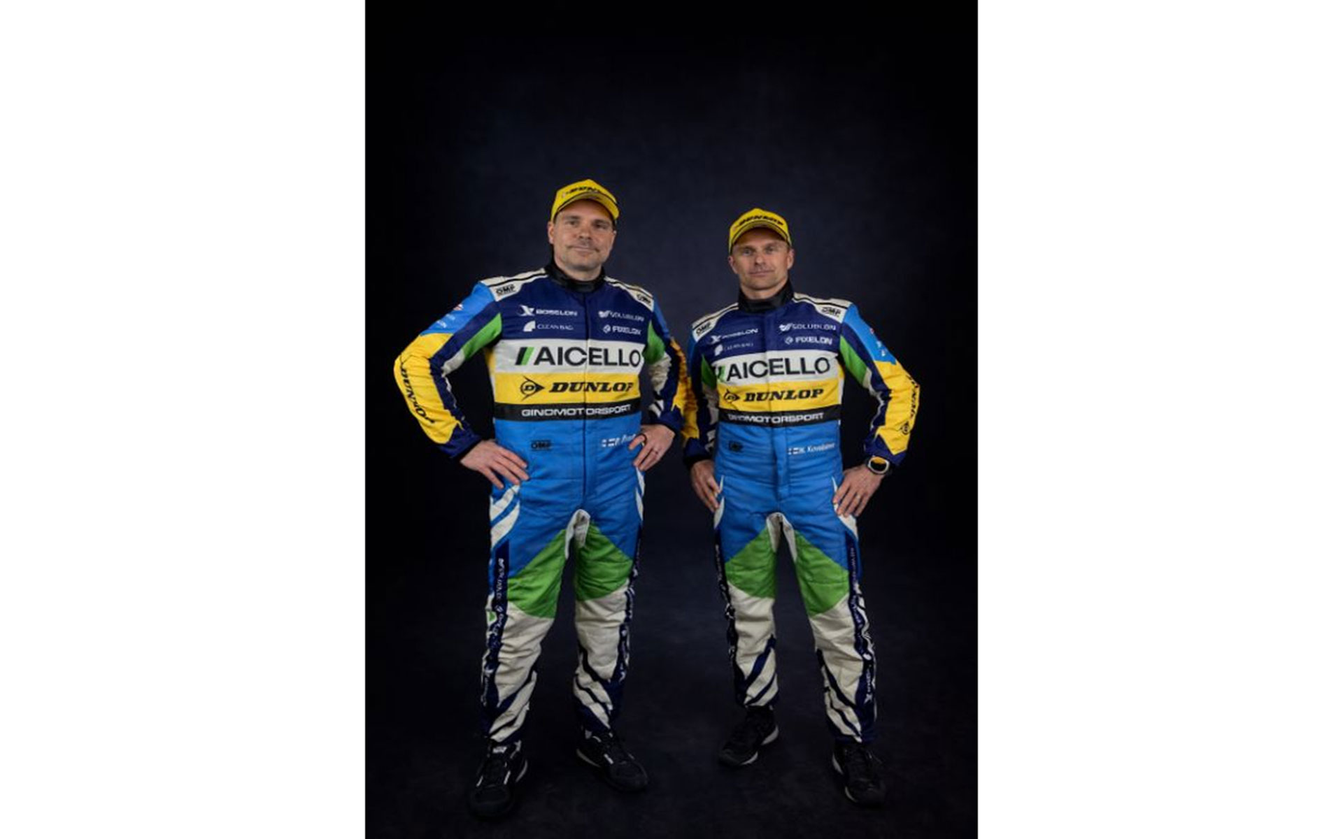 画像］ダンロップ、元F1ドライバーのヘイキ・コバライネン選手とともに