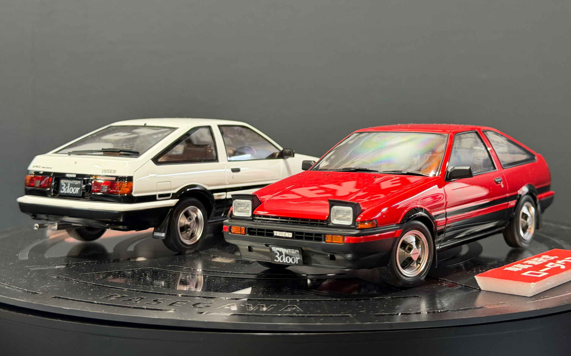 ハセガワ、完全新金型の新製品「トヨタ スプリンター トレノ AE86 GT