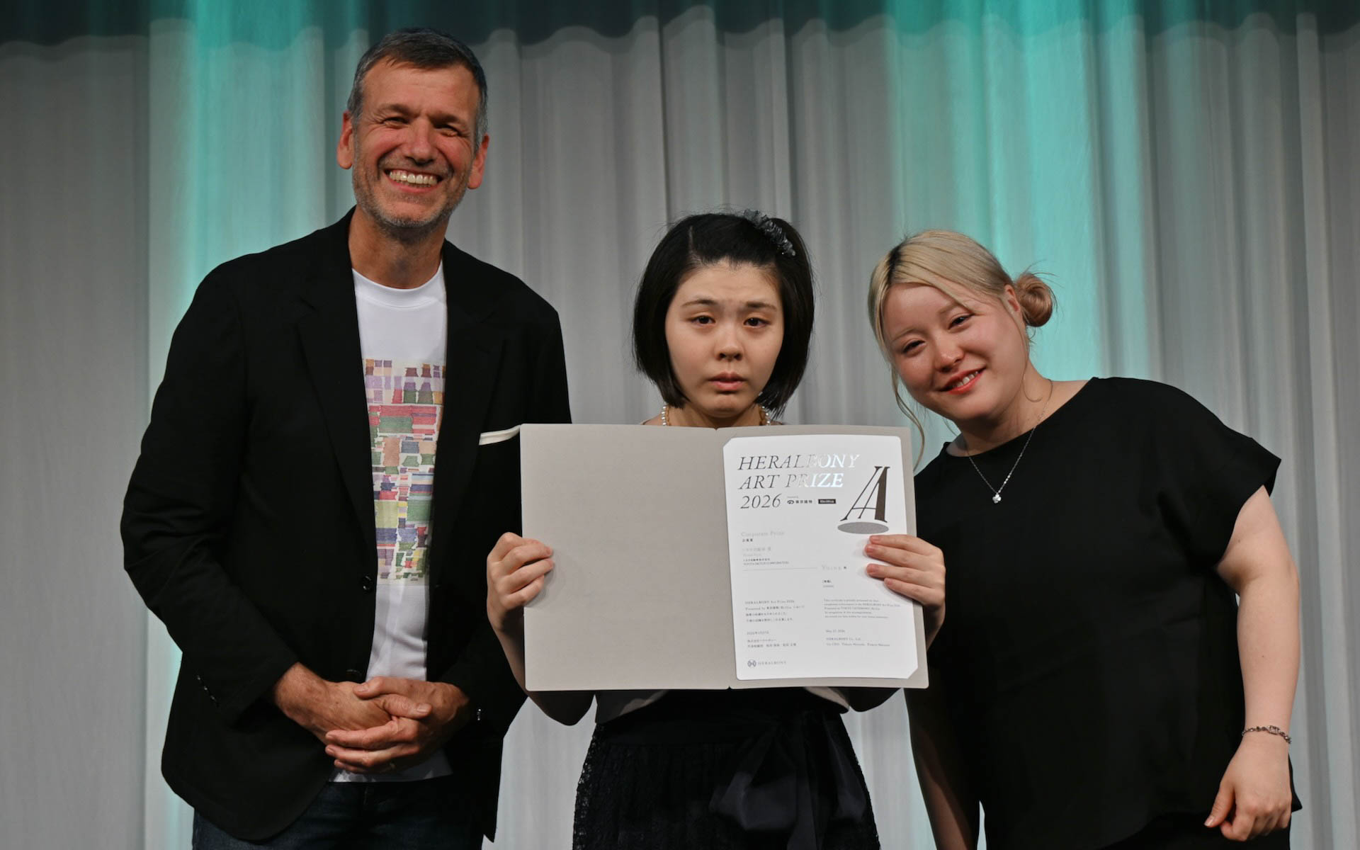 HERALBONY ArtPrize 2026 Awards Ceremony Held; Toyota Motor Award Goes to Yuina's "Untitled"