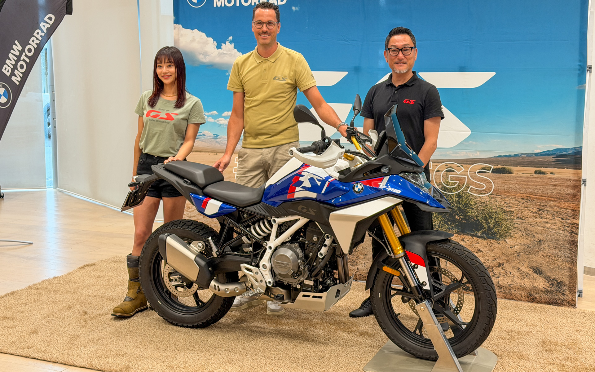 BMWモトラッド、新型アドベンチャー「F 450 GS」国内初披露 価格96万 