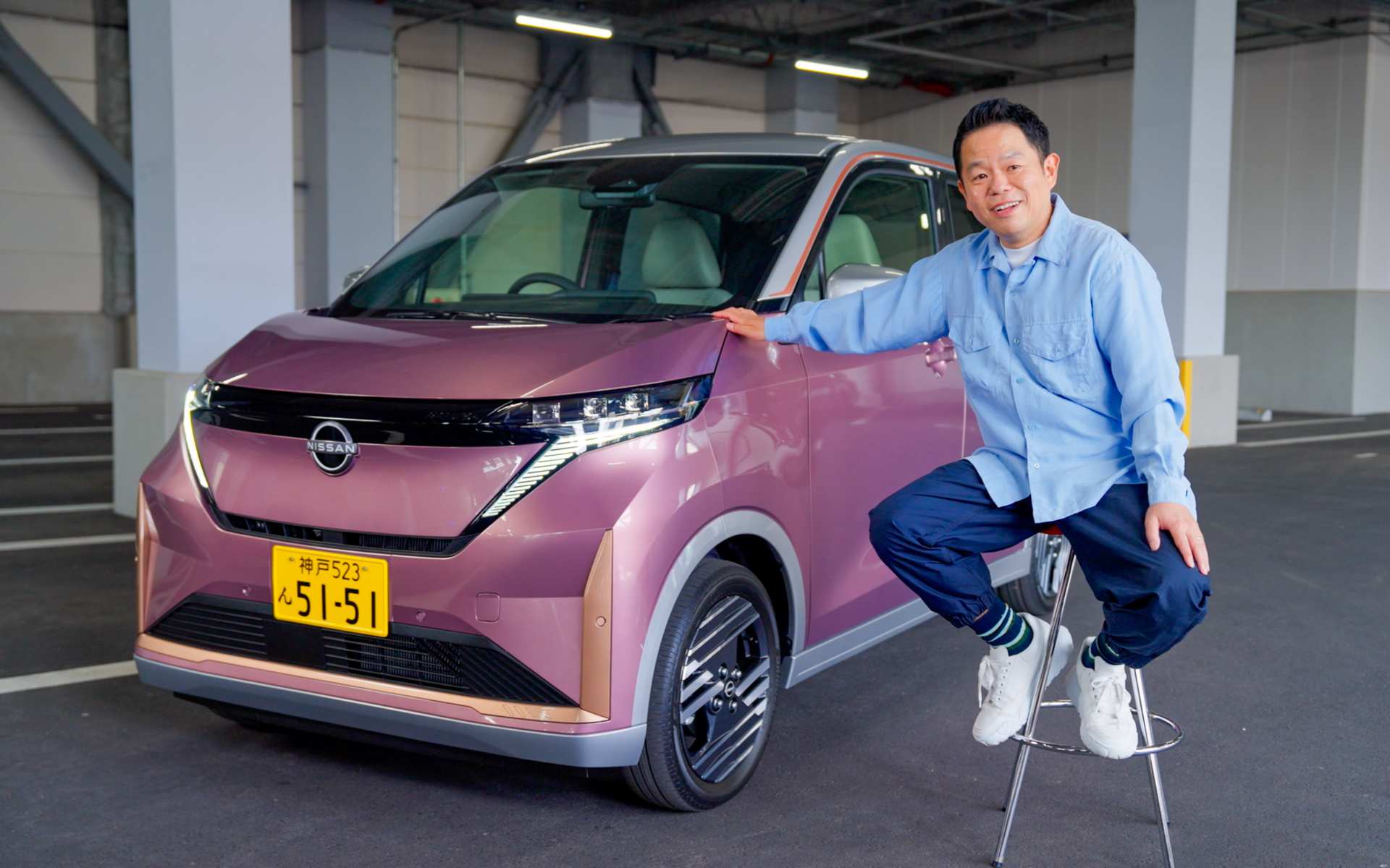 日産「サクラ」の新動画、「ゴイゴイスー！」のダイアン津田さんが