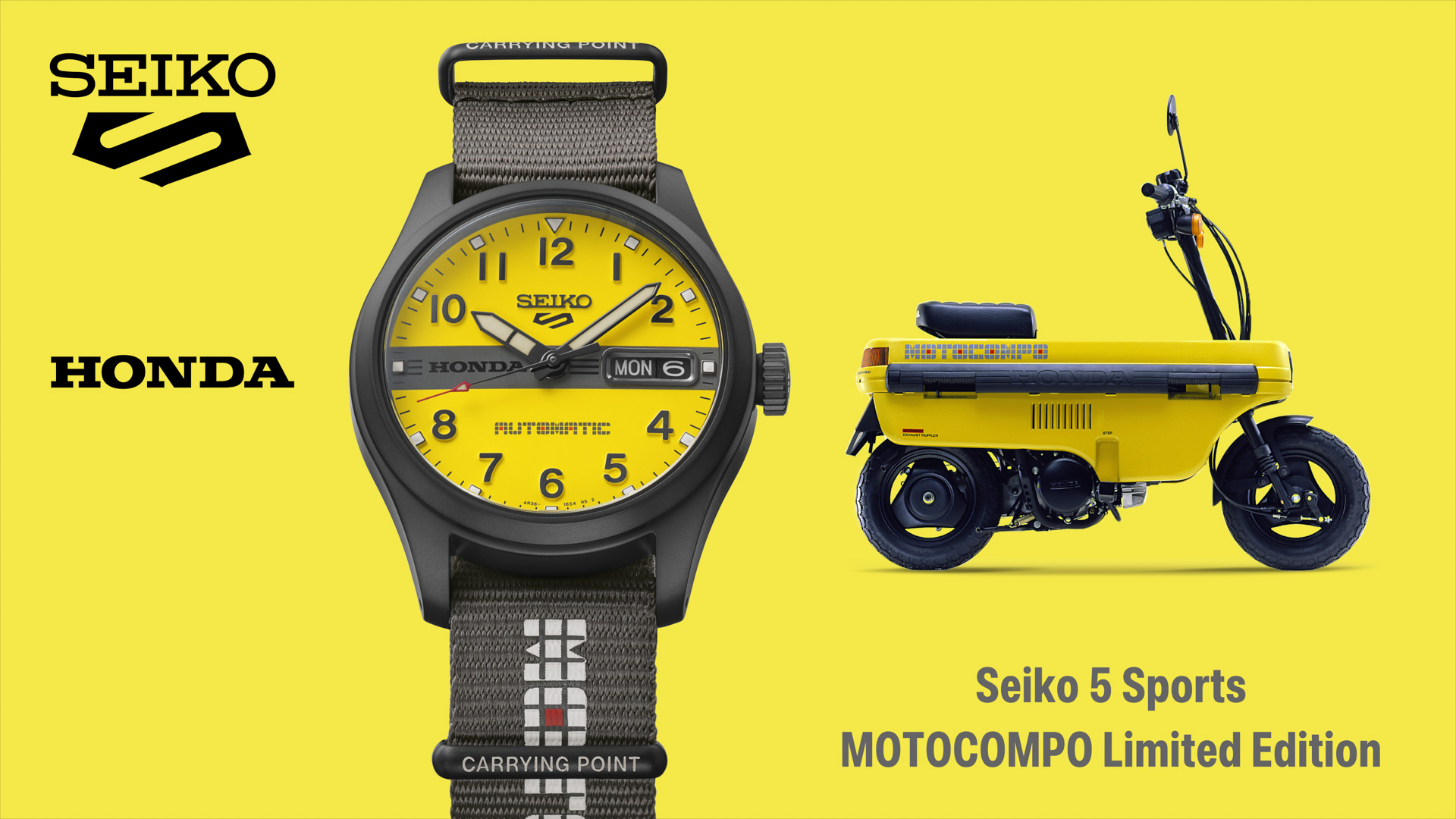 セイコー×モトコンポ、「セイコー 5スポーツ」限定コラボモデル - Car