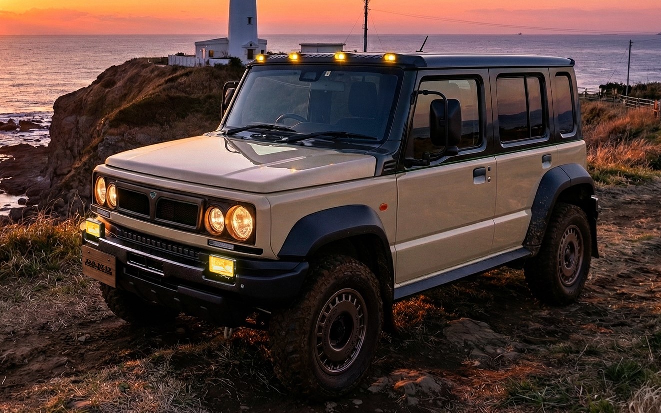 ダムド、一部仕様変更した「ジムニー」シリーズ向けボディキットや