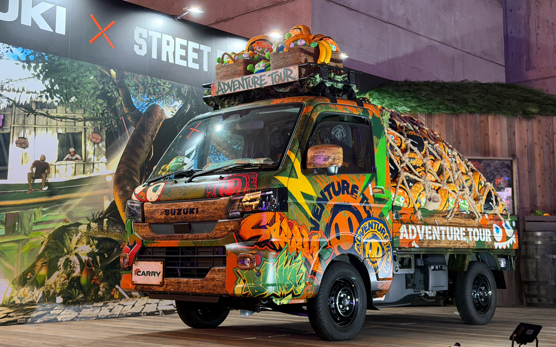 スズキ、特別仕様の軽トラ「キャリイ Blanka Base Camp」を東京ゲーム
