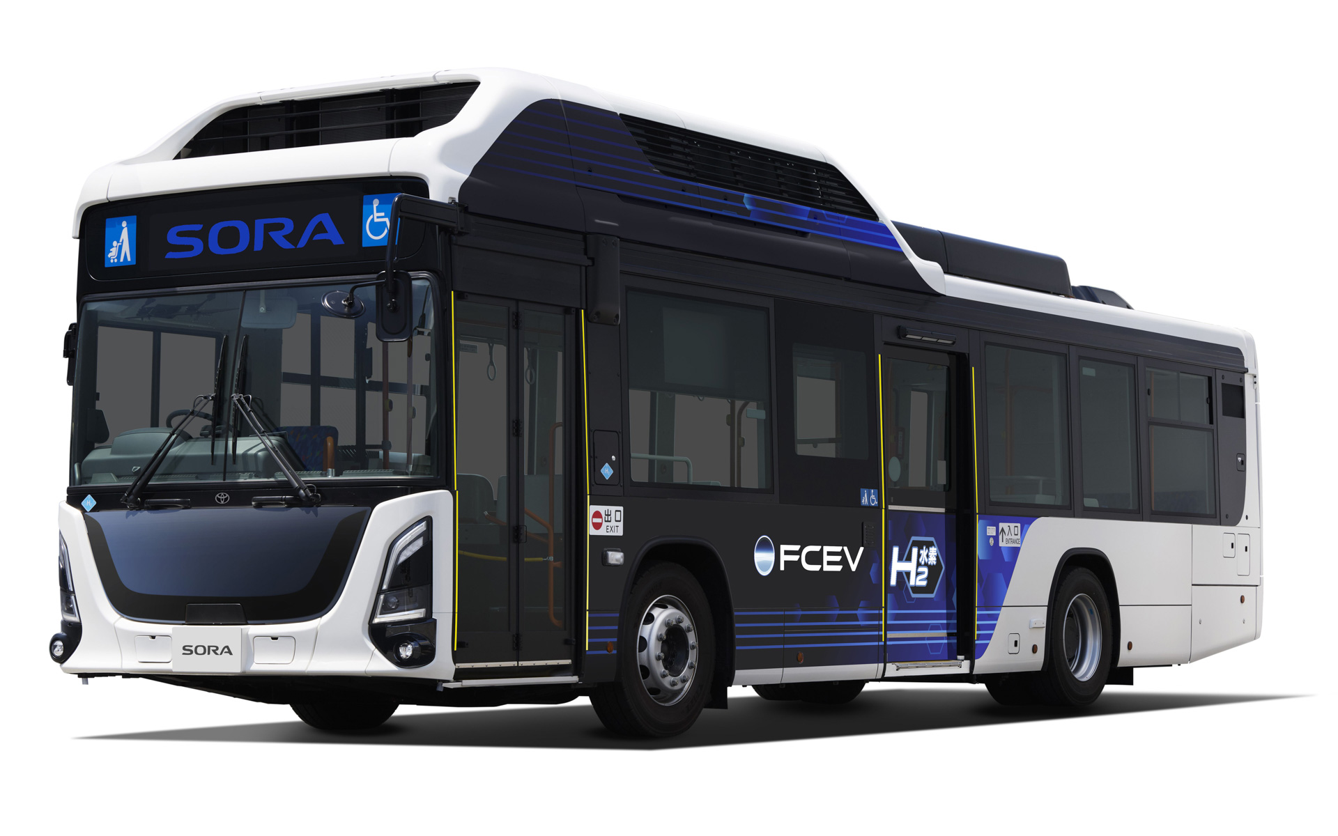 トヨタ、いすゞと共同開発した新型燃料電池路線バス「SORA」発売 航続距離300km以上