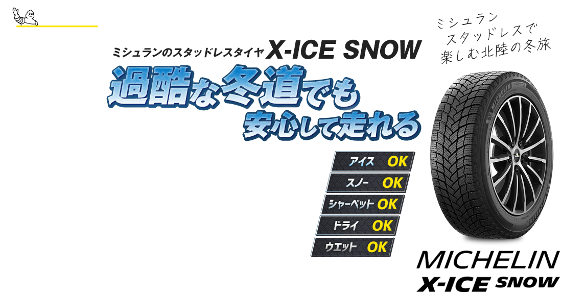 送料無料 ミシュラン 冬 SNOW スタッドレスタイヤ 95H 4本 MICHELIN スノー 225 45R21 エックスアイス X-ICE